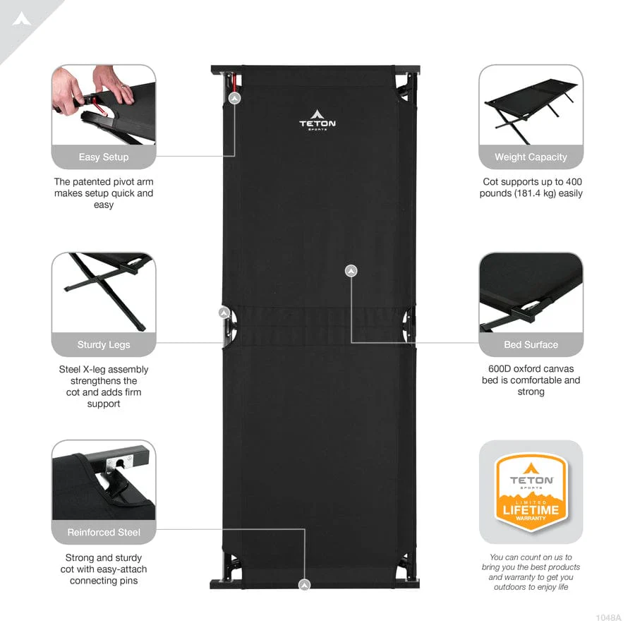 Camp Cot with Pivot Arm - Image 15