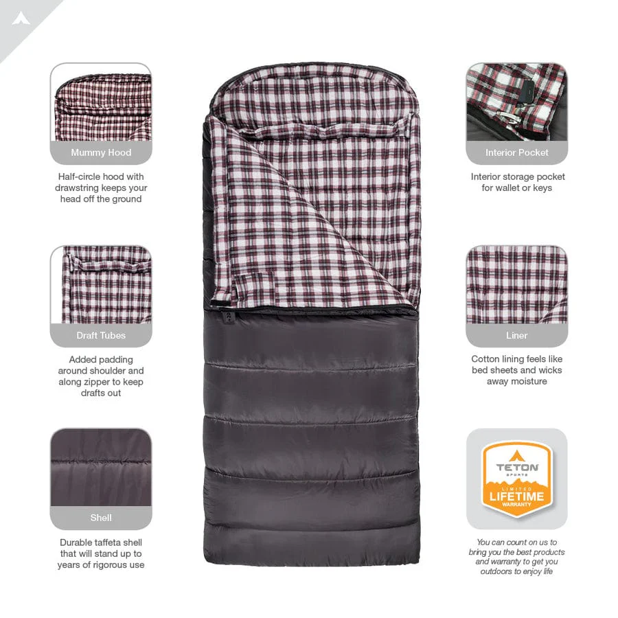 Fahrenheit XXL 20°F Sleeping Bag - Image 8