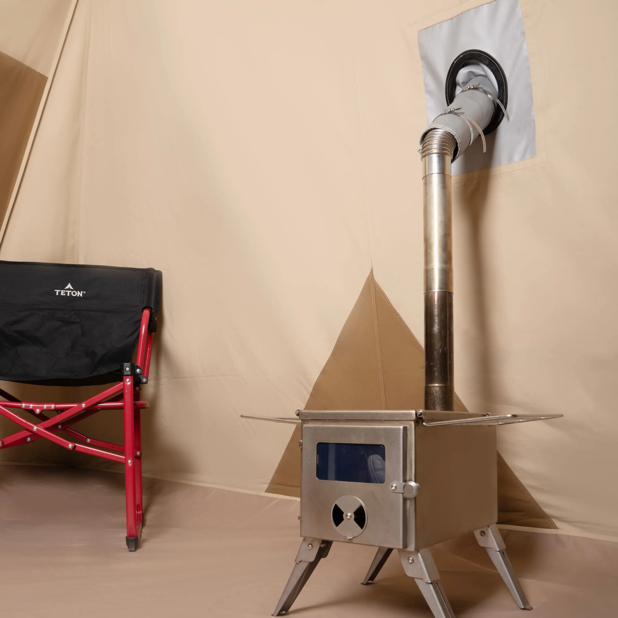 Mesa 10" Canvas Tent with Stove Jack - Image 5