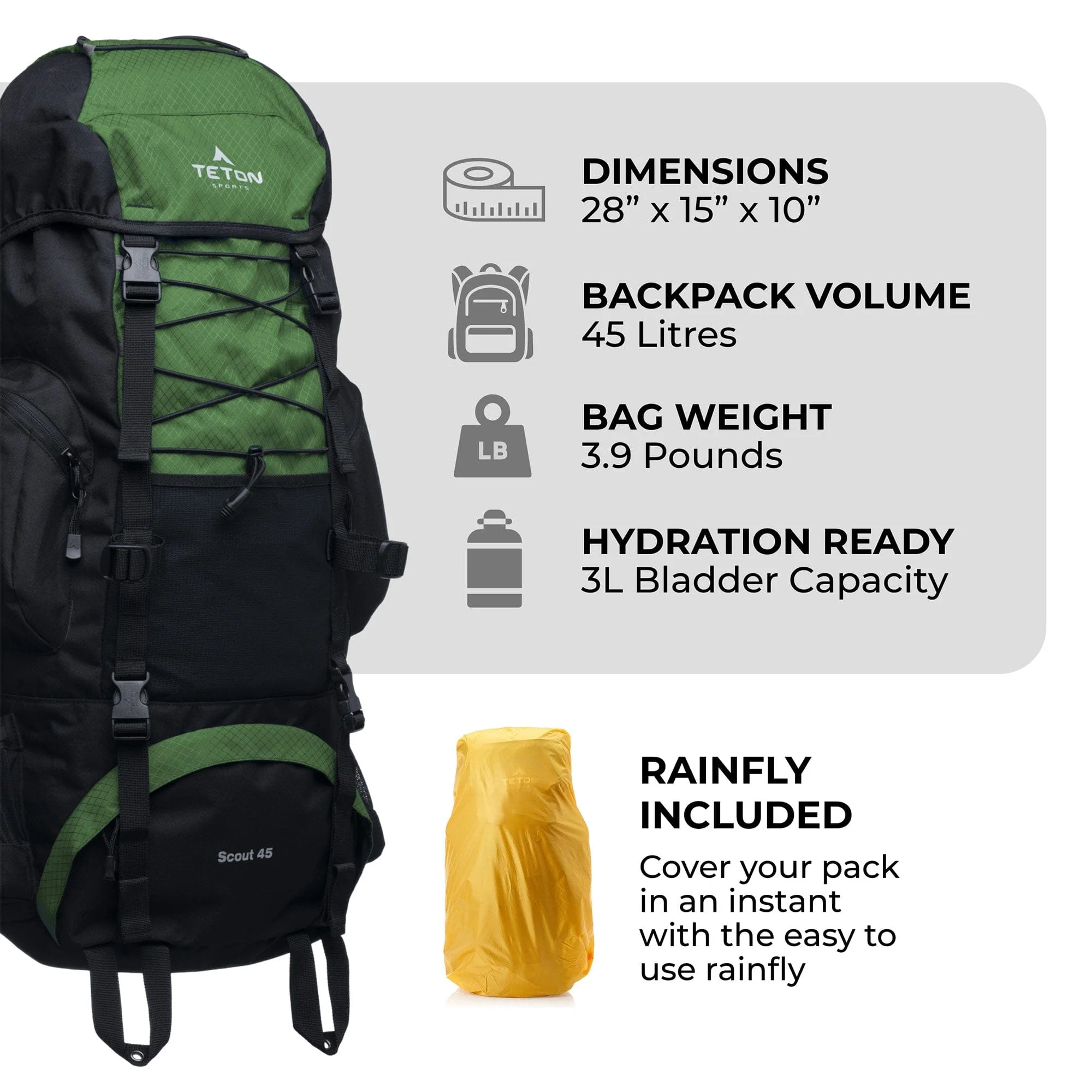 Scout 65L Hiking Backpacks - Image 8